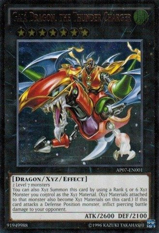 YU-GI-OH! - Gaia Dragon, The Thunder Charger (AP07-EN001) - Astral Pack: Booster Seven - Unlimited Edition - Ultimate Rare