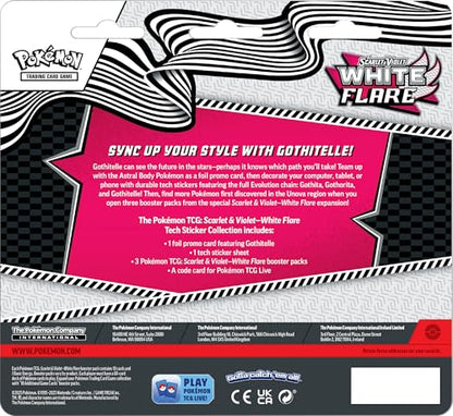Pokemon TCG Scarlet & Violet 10.5 White Flare Tech Sticker Blister