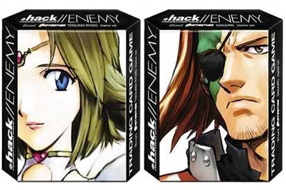 Dot .Hack//Enemy Trading Card Game Set of 2 Distortion Starter Decks Terajima Ryoko Sanjuro