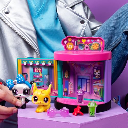 Littlest Pet Shop Sweet and Style 4-in-1 Gift Box - Pack of 3 Animals, 15 Accessories, 1 Card, 1 Code Roblox - Mini Collectible Animal Figurines - Children's Toy 4 Years and Above - BF00722