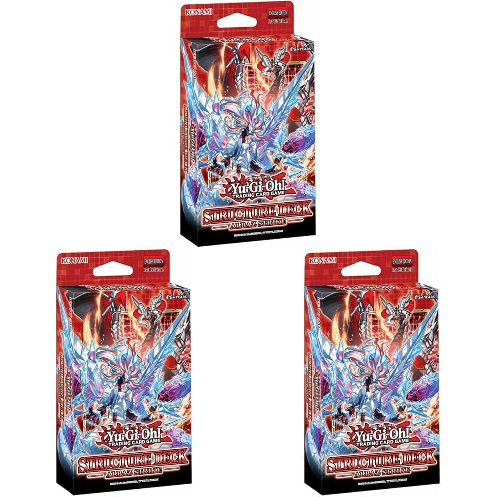 Yu-Gi-Oh! Cards: Albaz Strike Structure Deck (Pack of 3)