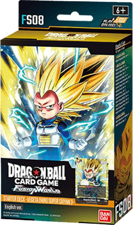 Dragon Ball Super TCG Fusion World Vegeta (Yellow) Starter Deck FS08 (51 Cards)