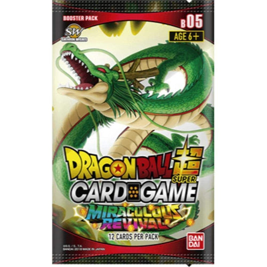 Dragon Ball Super Collectible Card Game Miraculous Revival Series 5 Booster Pack