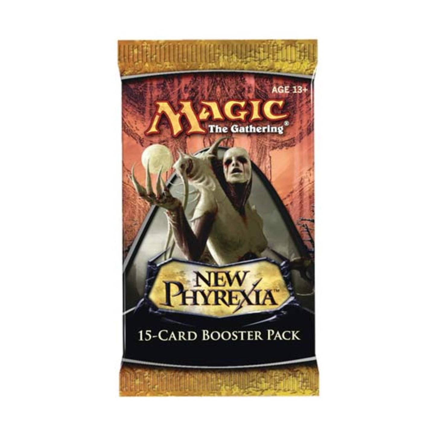 1 (0ne) Pack of Magic the Gathering: MTG New Phyrexia Booster Pack (15 Cards/Pack)