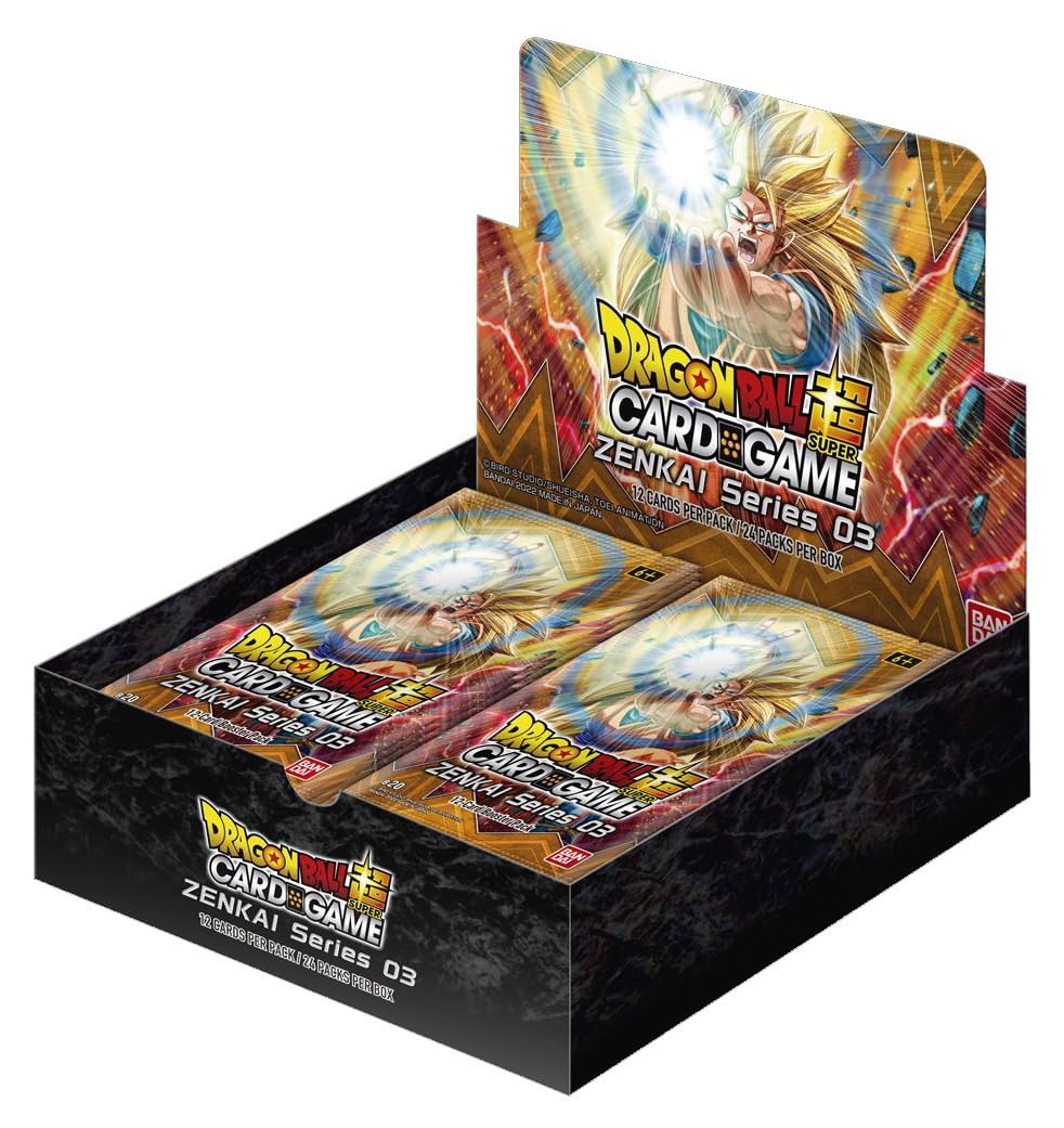 BANDAI | Dragon Ball Super CG Booster Pack Zenkai Series Set 03 (B20) | Trading Card Display | Ages 6+ | 1 Players
