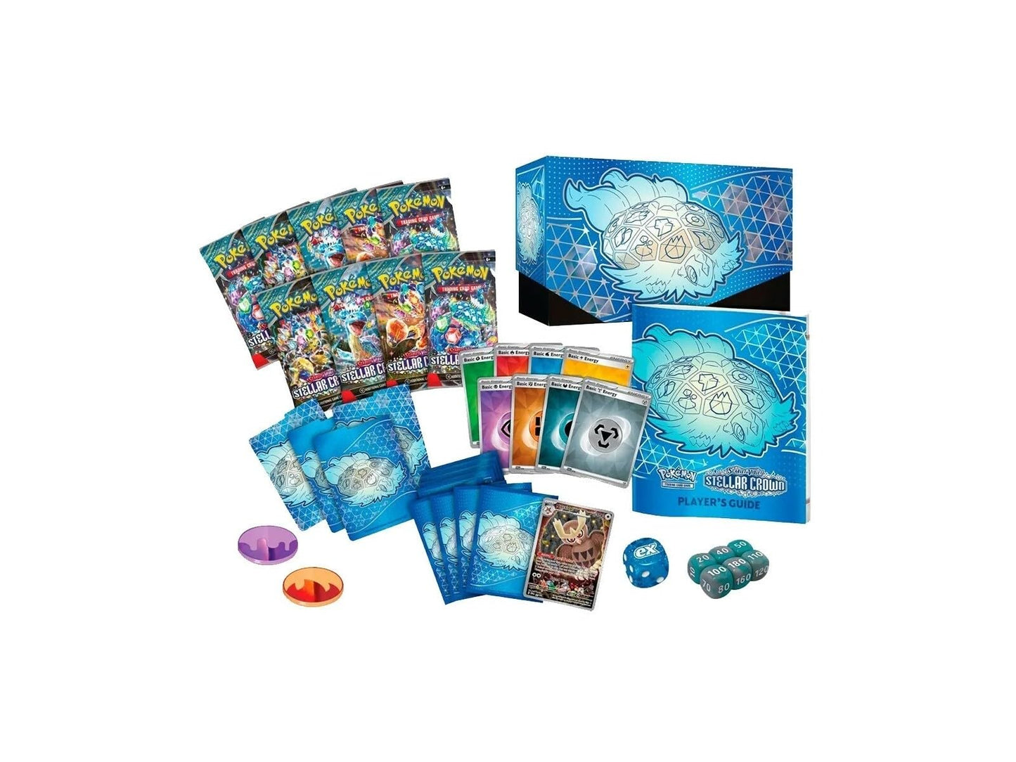 BANDAI PC50553 Pokémon TCG: SV07 Elite Trainer Box, Multicolor, Collectible Cards for Anime Lovers, Spanish Version