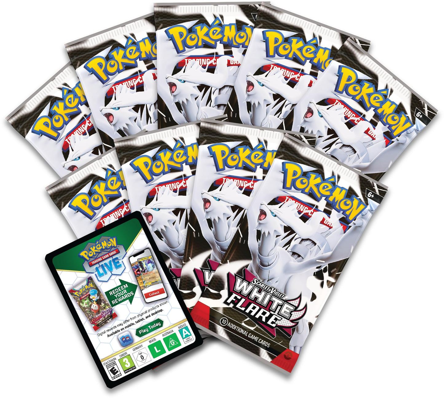 Pokemon TCG Scarlet & Violet 10.5 White Flare Elite Trainer Box