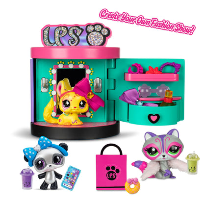 Littlest Pet Shop Sweet and Style 4-in-1 Gift Box - Pack of 3 Animals, 15 Accessories, 1 Card, 1 Code Roblox - Mini Collectible Animal Figurines - Children's Toy 4 Years and Above - BF00722