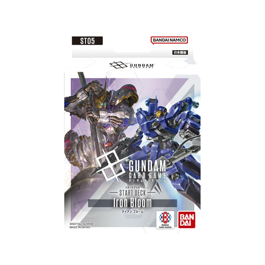 BANDAI ST05 Gundam Card Game Start Deck Iron Bloom